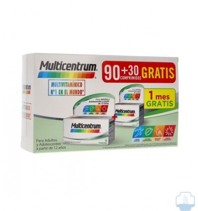 Pack vitaminas Multicentrum con luteína 90 + 30 comprimidos