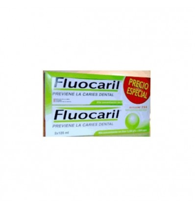 Pack pasta dental fluocaril 2x125M